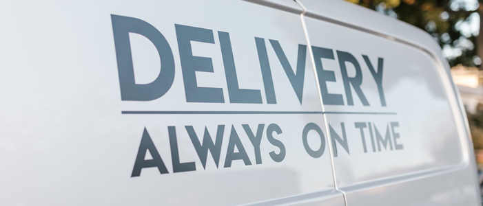 Delivery always on time